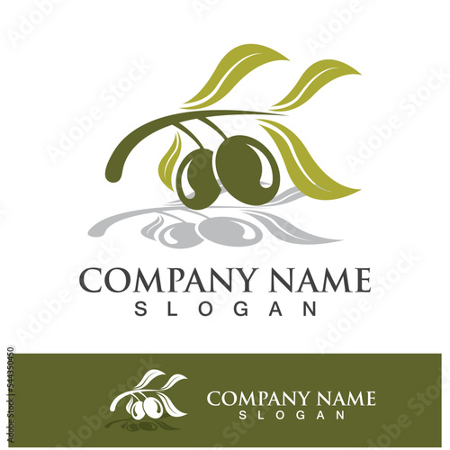 Extra virgin olive oil logo design
