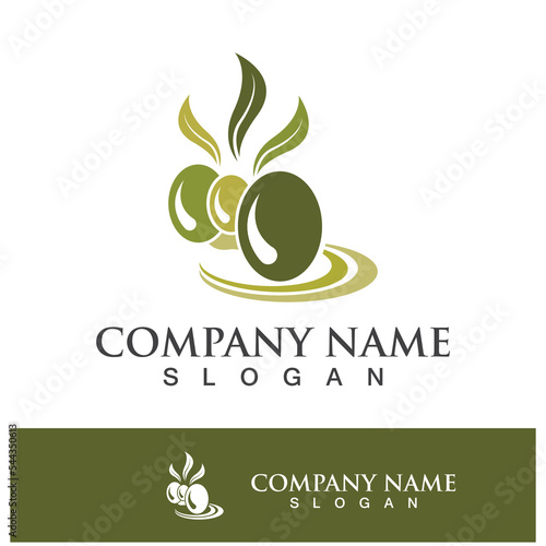 Extra virgin olive oil logo design