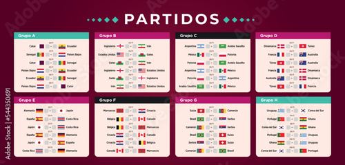 cronograma partidos 2022