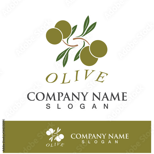 Extra virgin olive oil logo design