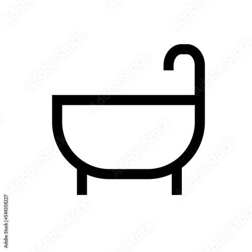 bathroom bathtube furniture interior icon