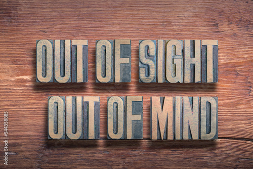 Slika na platnu Out of sight wood