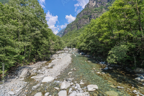 Bavona Fluss im Maggiatal im schweizer Kanton Tessin 