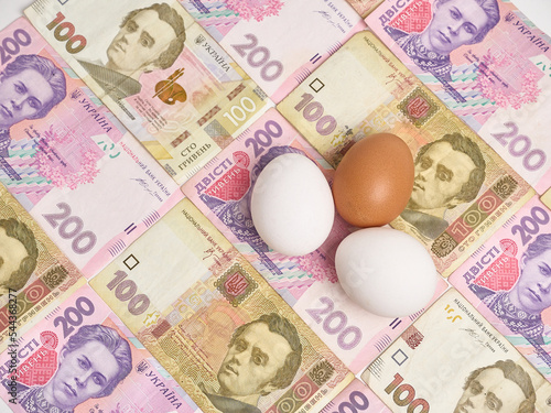 Prices for Ukrainian eggs are growing. Eggs on the background of the Ukrainian currency