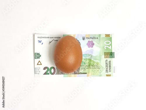 Prices for Ukrainian eggs are growing. Eggs on the background of the Ukrainian currency