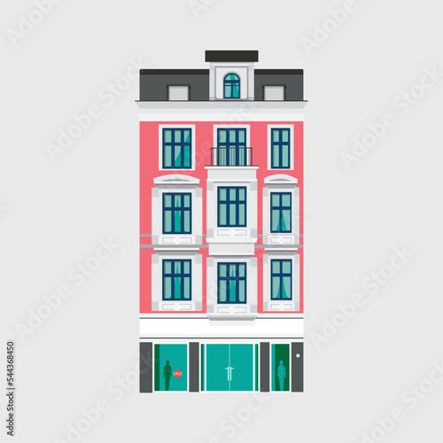 Historic gabled house in Rostock.