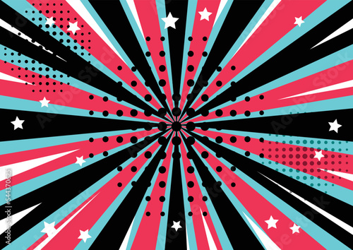 Abstract TikTok background. Vector illustration. Abstract background. Futuristic blue red vector black background. Contrast color border digital dynamic elegant. TikTok, tik tok