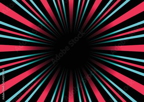 Abstract TikTok background. Vector illustration. Abstract background. Futuristic blue red vector black background. Contrast color border digital dynamic elegant. TikTok, tik tok