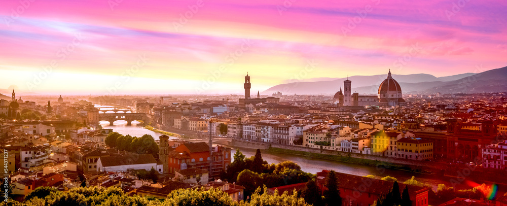 View over Florence, Tuscany, Italy 