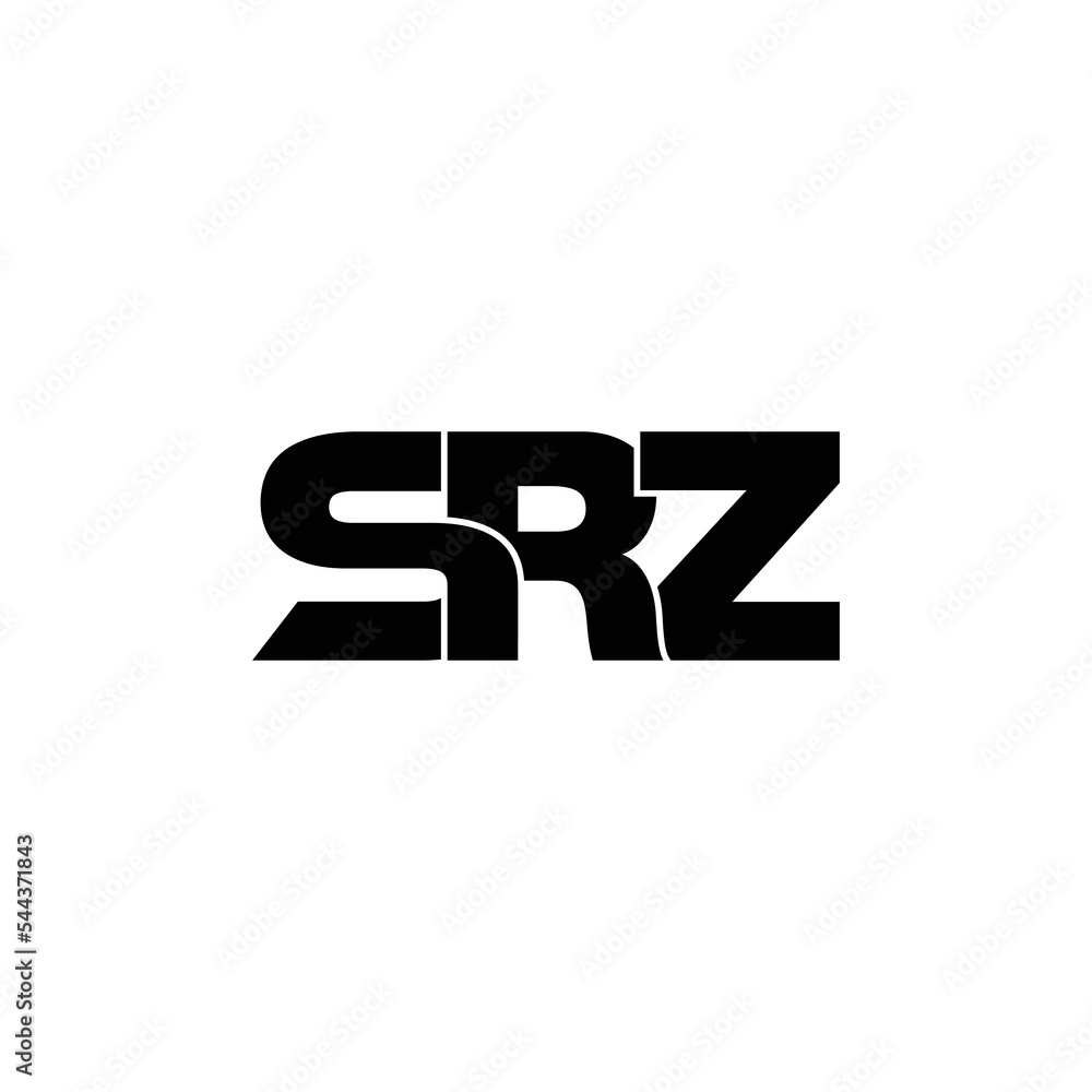 SRZ letter monogram logo design vector SRZ letter monogram logo design vector