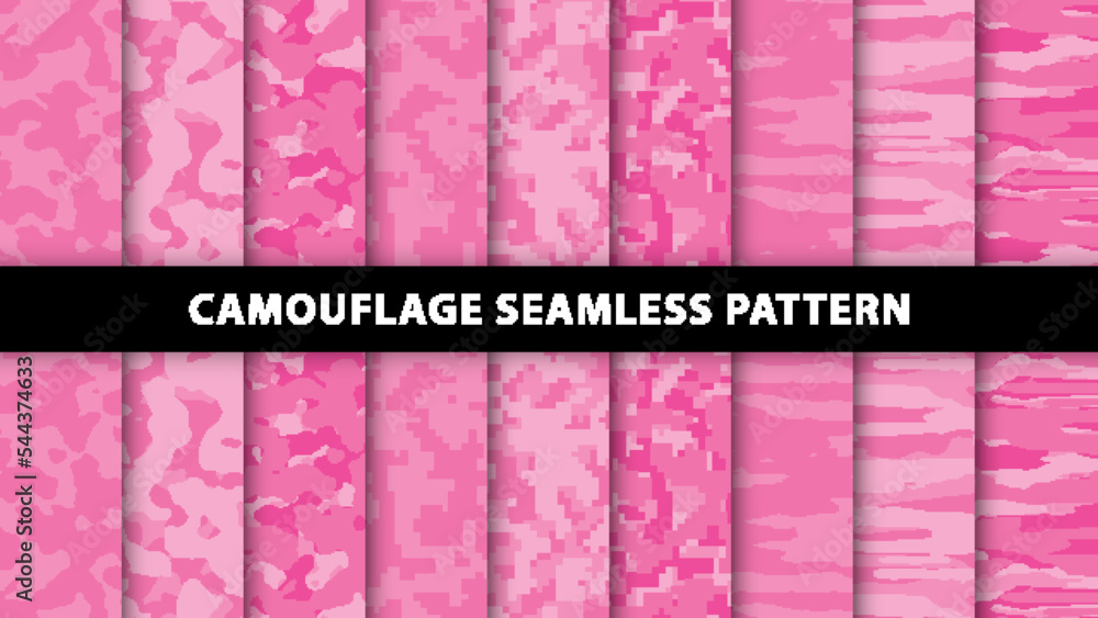 Military and army camouflage seamless pattern