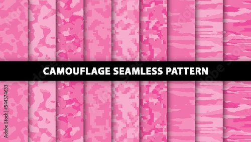 Military and army camouflage seamless pattern