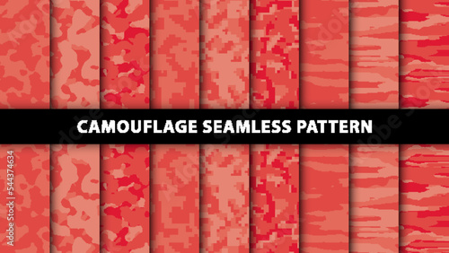Military and army camouflage seamless pattern