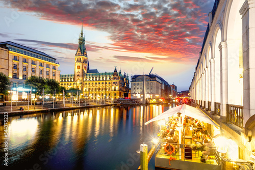 City hall, Hamburg, Germany  photo