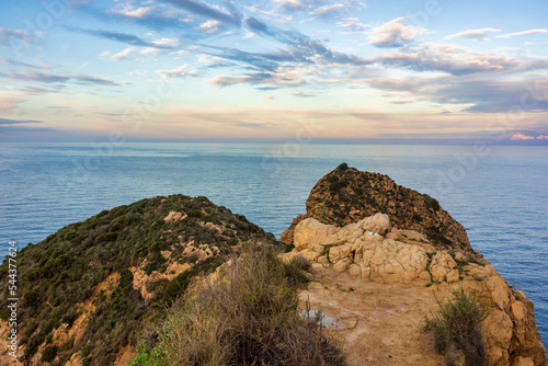 The coast of Javea in the province of Alicante