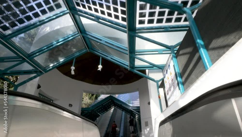 Perugia, Italy, the escalator in Priori street