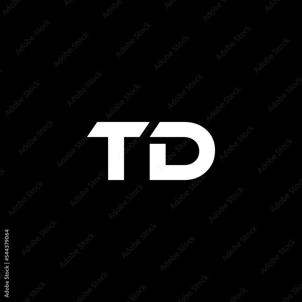 TD letter logo design with black background in illustrator, vector logo modern alphabet font overlap style. calligraphy designs for logo, Poster, Invitation, etc. TD letter logo design with black background in illustrator, vector logo modern alphabet font overlap style. calligraphy designs for logo, Poster, Invitation, etc.