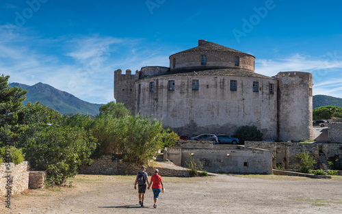 Photo The citadel of Saint Florent on the north coast of Corsica, France
