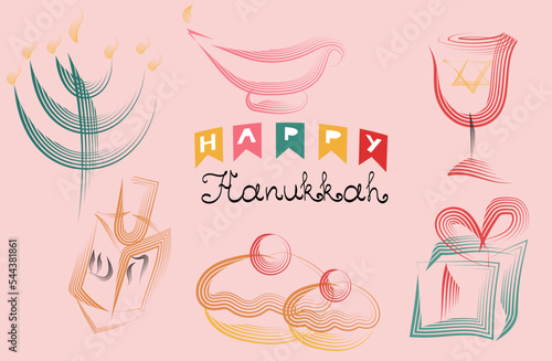 illustration of a card of holiday