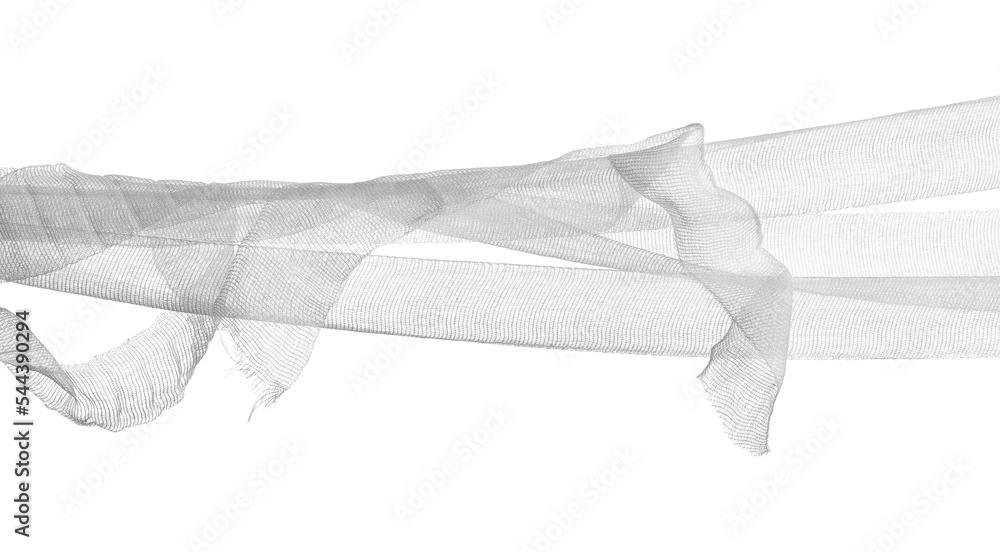 Medical bandage group, isolated on white, clipping path Medical bandage group, isolated on white, clipping path