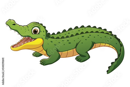 Little Alligator Cartoon Animal Illustration