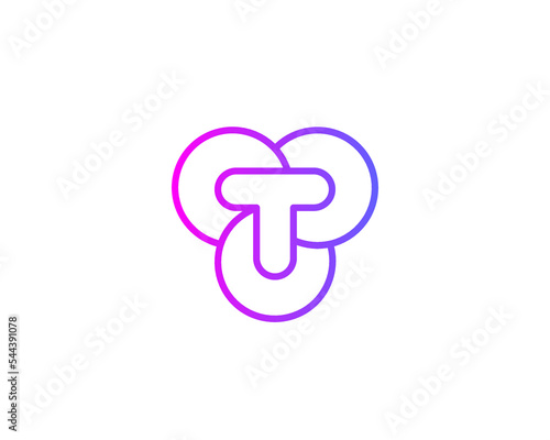 Letter T logo icon design template elements