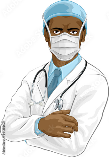 Doctor Wearing  Medical PPE