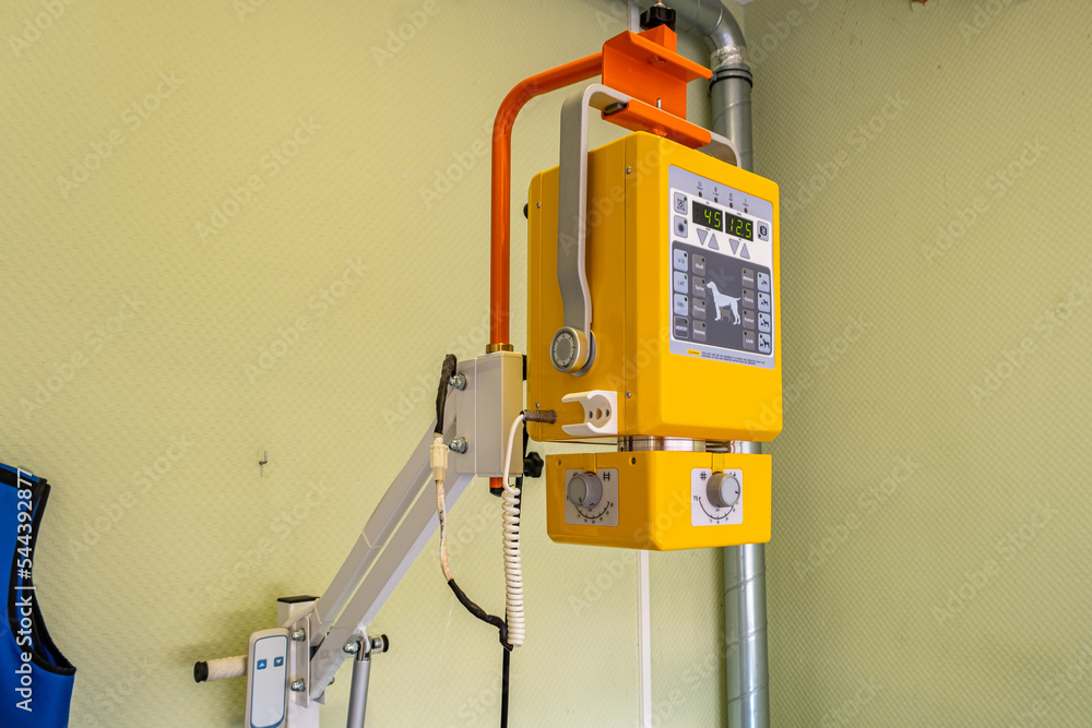 Surgical room in a veterinary clinic. Surgical table and equipment for surgery. Operation equipment. Operating room in veterinary clinic. Surgical room in a veterinary clinic. Surgical table and equipment for surgery. Operation equipment. Operating room in veterinary clinic.