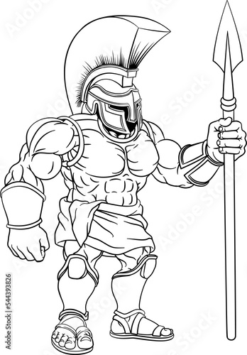 Spartan Warrior Roman Gladi...
