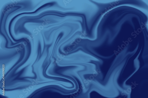 Fotografia, Obraz vagues bleu foncées abstraites
