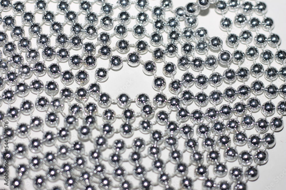 beads on white background beads on white background