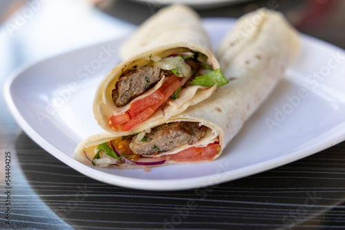 Turkish Beef Kofta Wrap