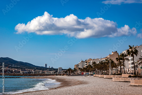 La plage d Altea en Espagne
