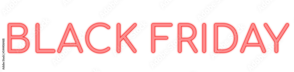Neon Black Friday. Text for sale. Concept of advertising for seasonal offer with glowing neon text. Neon Black Friday. Text for sale. Concept of advertising for seasonal offer with glowing neon text.