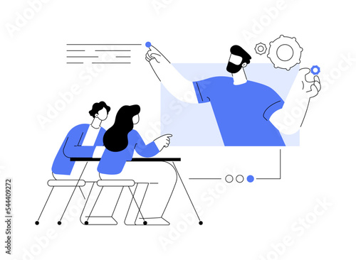 Executive jobs abstract concept vector illustration.