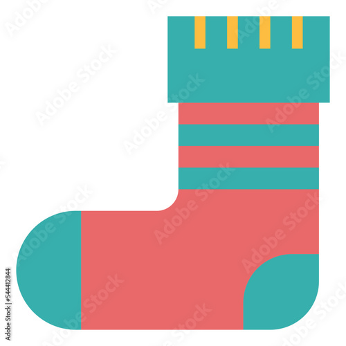 sock flat icon style