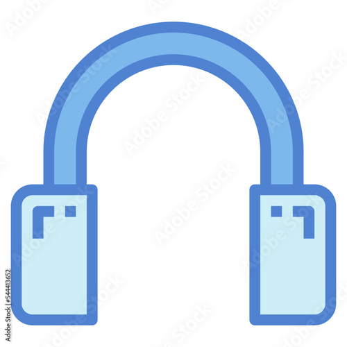 earmuffs two tone icon style