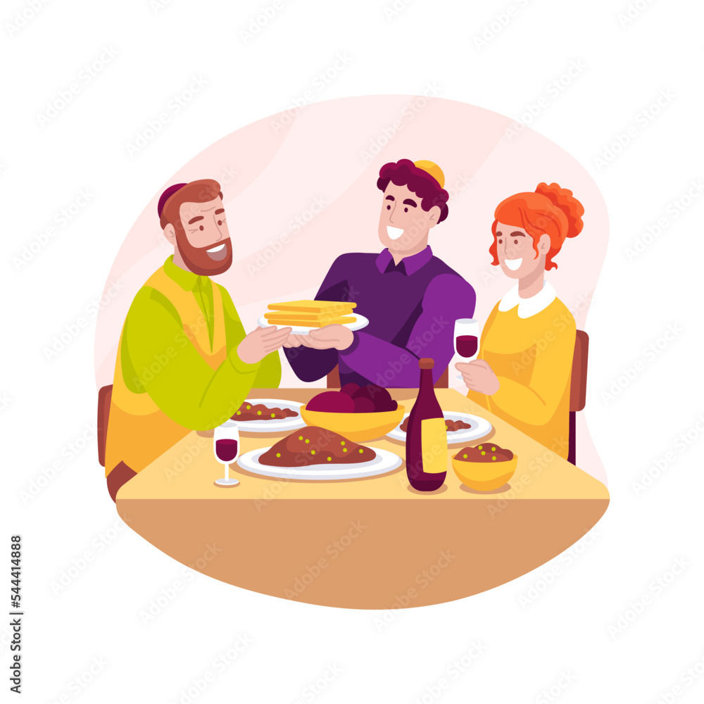 Passover isolated cartoon vector illustration. Passover isolated cartoon vector illustration.