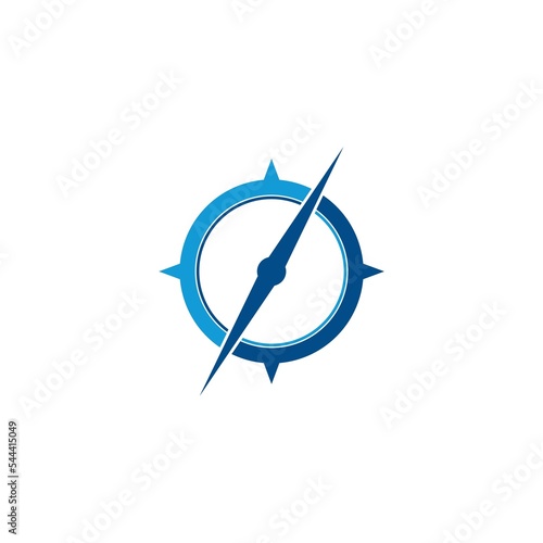 Free Download Navigation logo. Compass Logo Template isolated on white background - GFXLoad