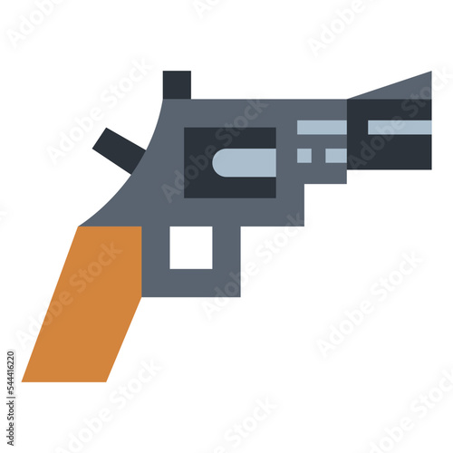 firearms flat icon style