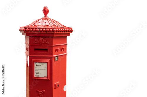 Shrewsbury Shropshire united kingdom 20, October 2022 Traditional red British post box