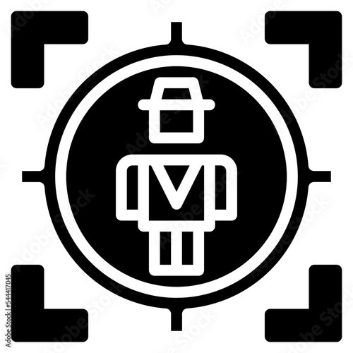 target killer glyph icon style