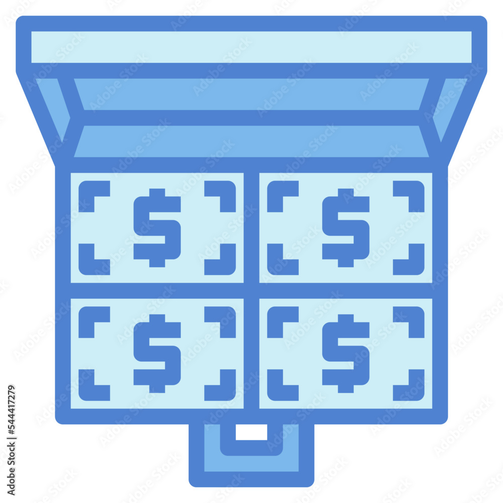 money two tone icon style money two tone icon style