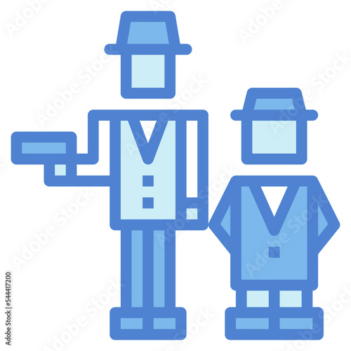 bodyguard two tone icon style