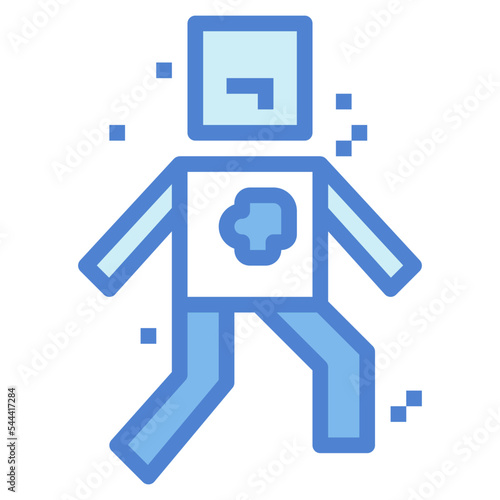 murder two tone icon style