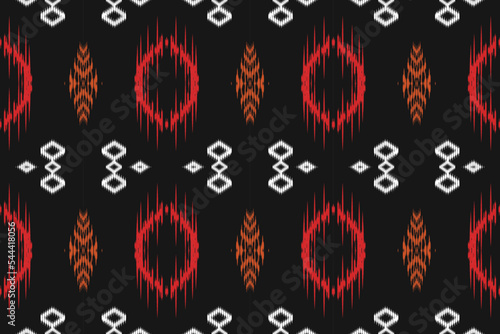 ฺฺBatik Textile African ikat seamless pattern digital vector design for Print saree Kurti Borneo Fabric border brush symbols swatches cotton