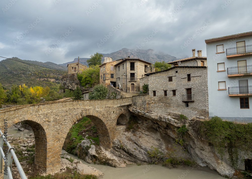 The village of Serraduy in Ribagorza, province of Huesca The village of Serraduy in Ribagorza, province of Huesca