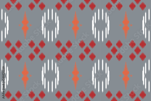 ฺฺBatik Textile ikat designs seamless pattern digital vector design for Print saree Kurti Borneo Fabric border brush symbols swatches cotton