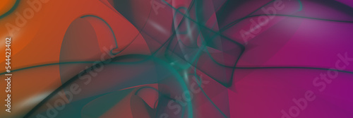 Abstract background - banner © Cubitron