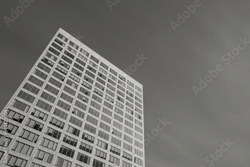 Office towers against the blue skey photo